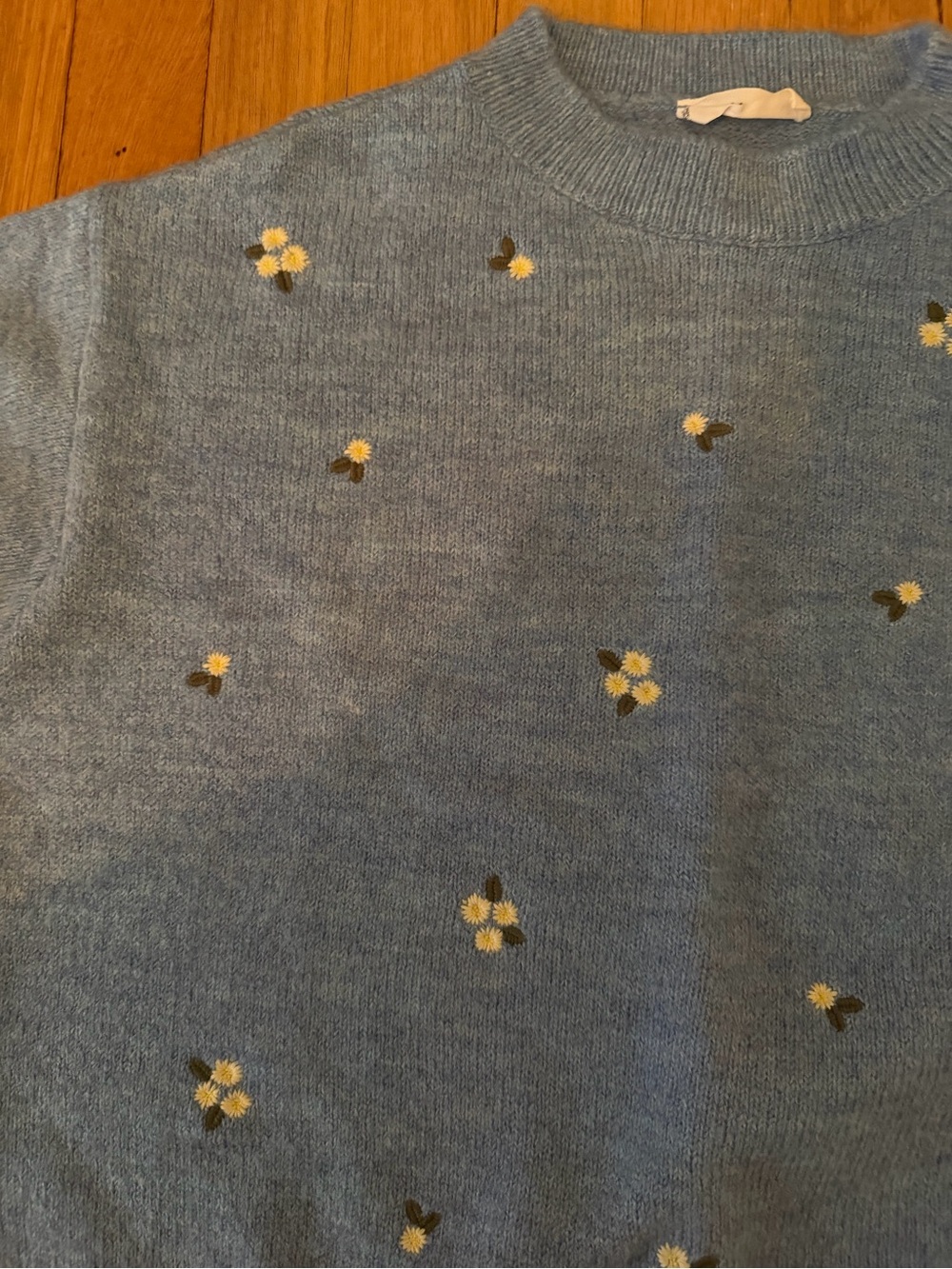 Mango Emroidered Floral Sweater - Picture 4 of 4